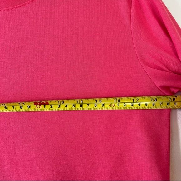 Joe Fresh relaxed fit t-shirt Women's small Red pink basic tee sustainable blend - Picture 6 of 8
